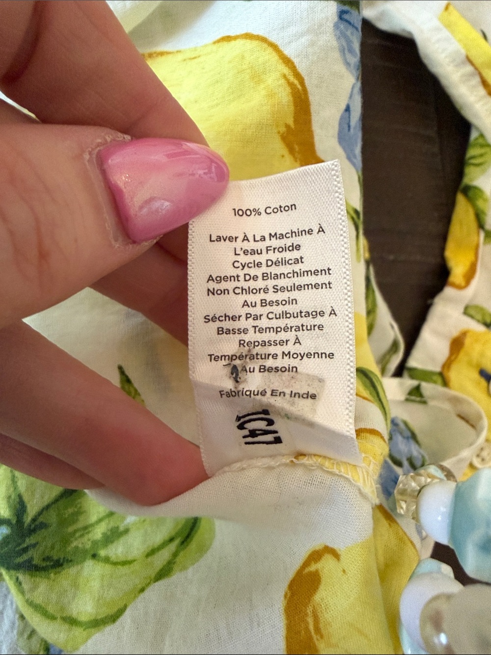 Talbots Luscious 🍋 Lemon Button-Down Shirt - Picture 8 of 11